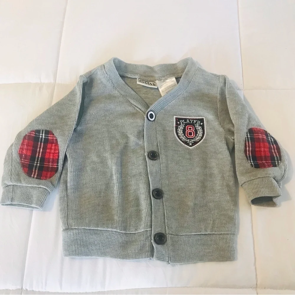Lot Boys Knit Sweaters Little Rebels Cardigan Old Navy Stripe Sweater size 18 mo